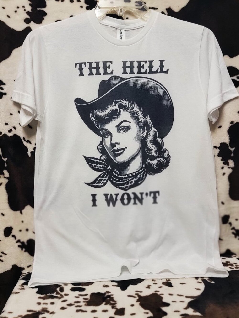 The Hell I Wont Western Southern Graphic T Shirt Trendy Boutique Style Tee Women - Picture 6 of 8